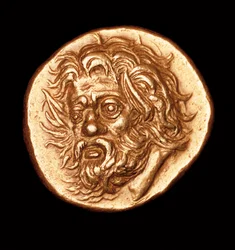 Rare Ancient Greek Coin, Gold Masterpiece, Pantikapaion
